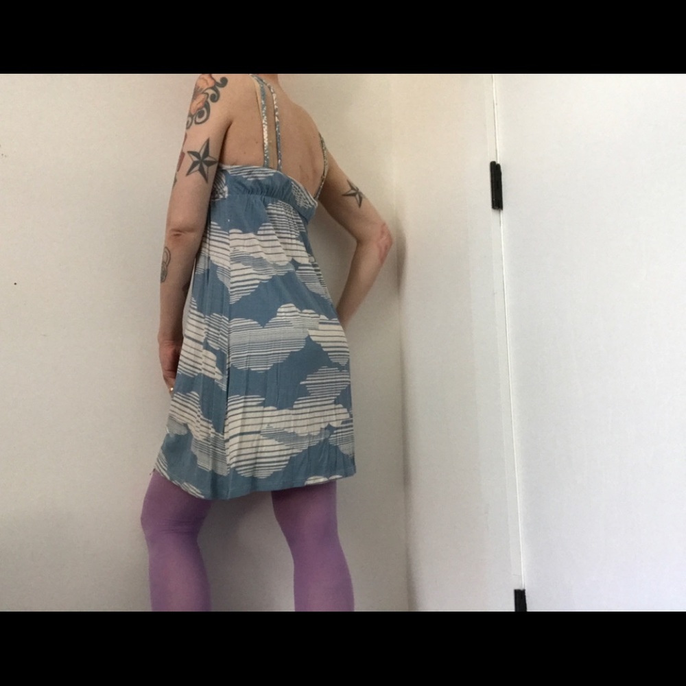 Lux Cloud Print Tank Dress - Picture 3 of 11